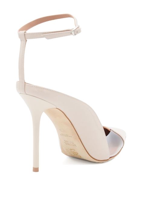Beige 100mm Malia ankle-strap pumps Malone souliers - women MALONE SOULIERS | MALIA1005SHLLCLR